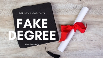 How can a fake degree from a real university help you?