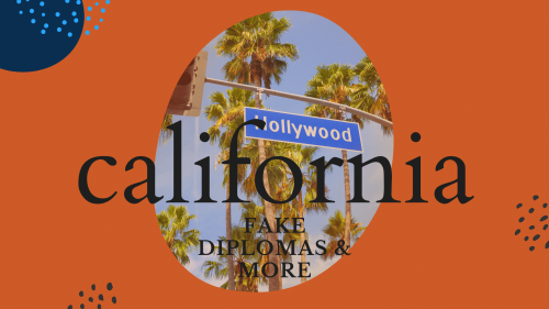 fake diplomas and transcripts from california sold at diplomacompany.com