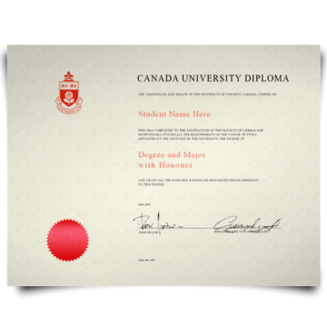 fake diploma from Canada York university diploma featuring 2000 layout with red wax school and printed on thick diploma cardstock