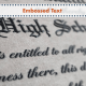fake diploma with raised text