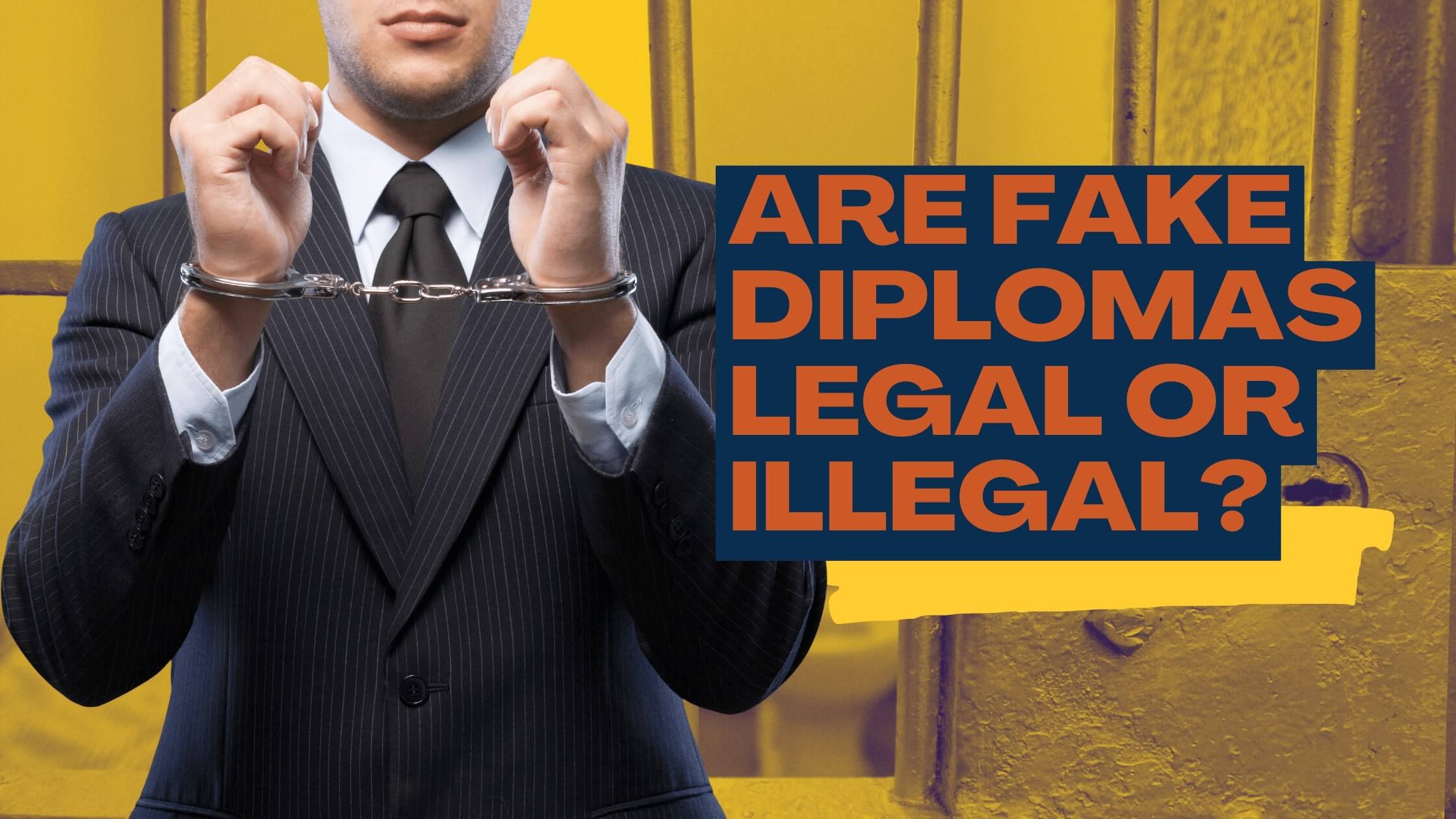 man caught for buying fake diplomas but are they legal or illegal