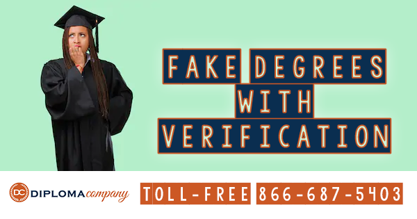 Fake degrees with verification