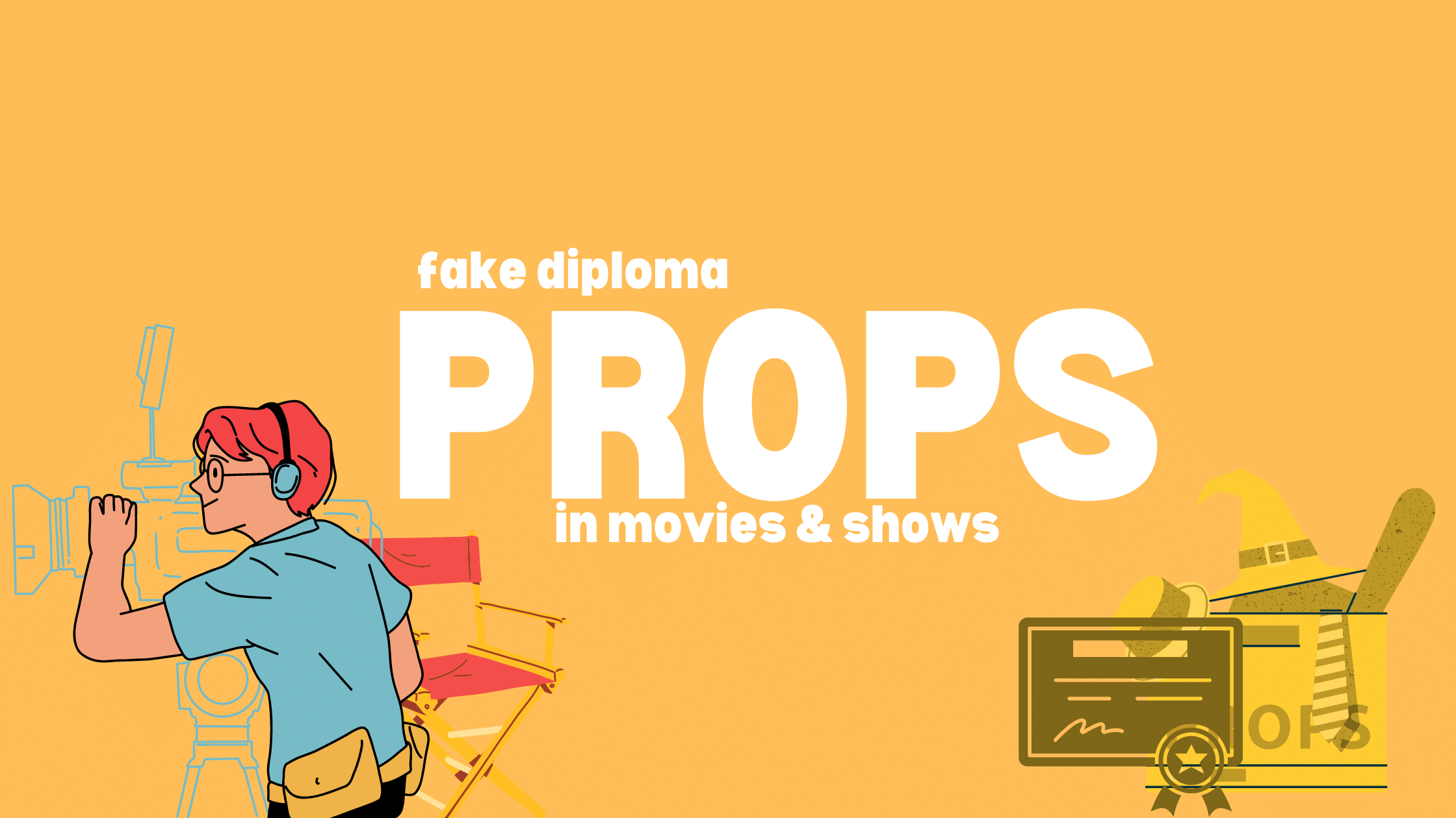 Fake Diploma Movie Props Set the Scene