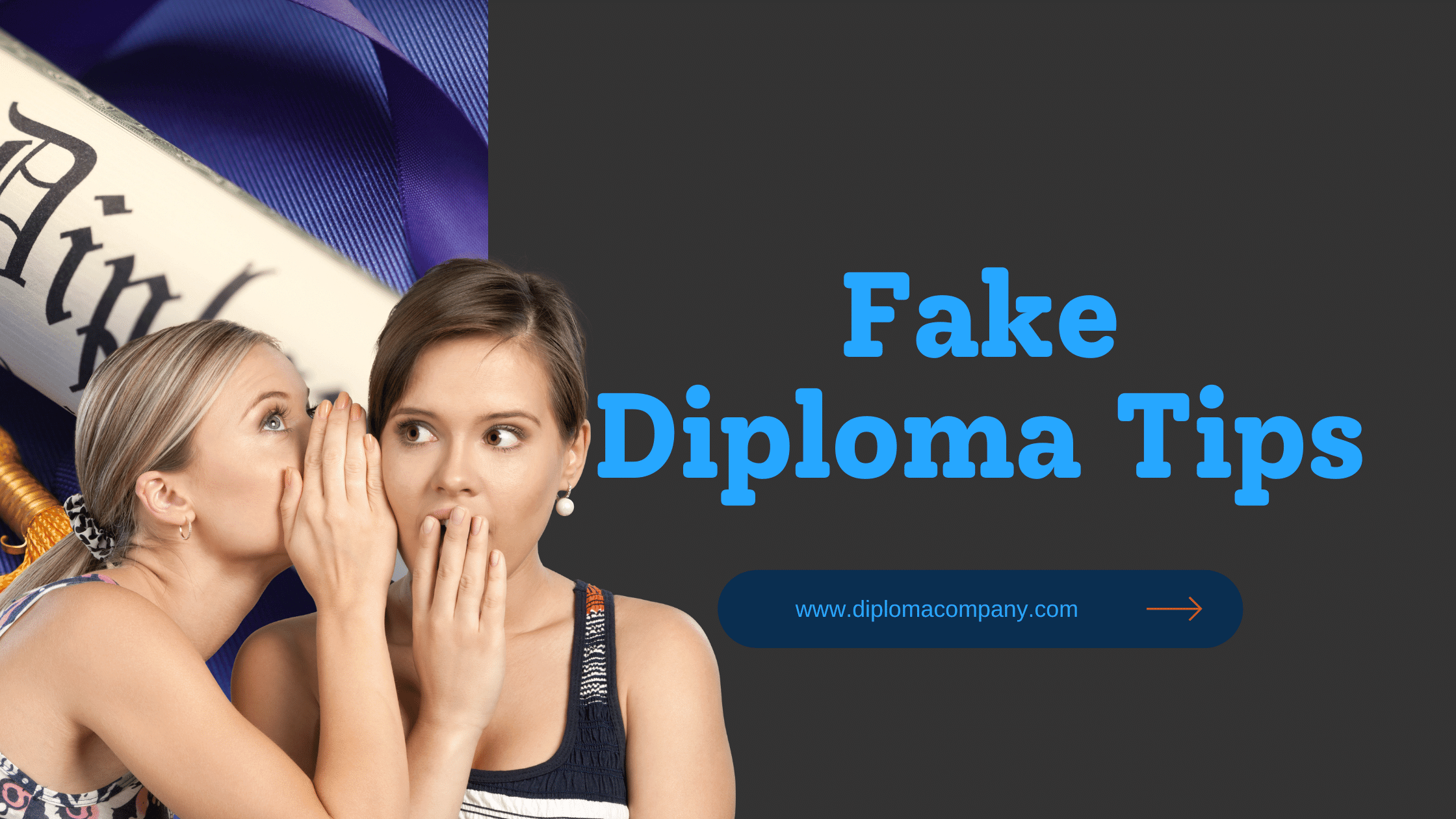 two woman discussing tips when ordering fake diplomas online