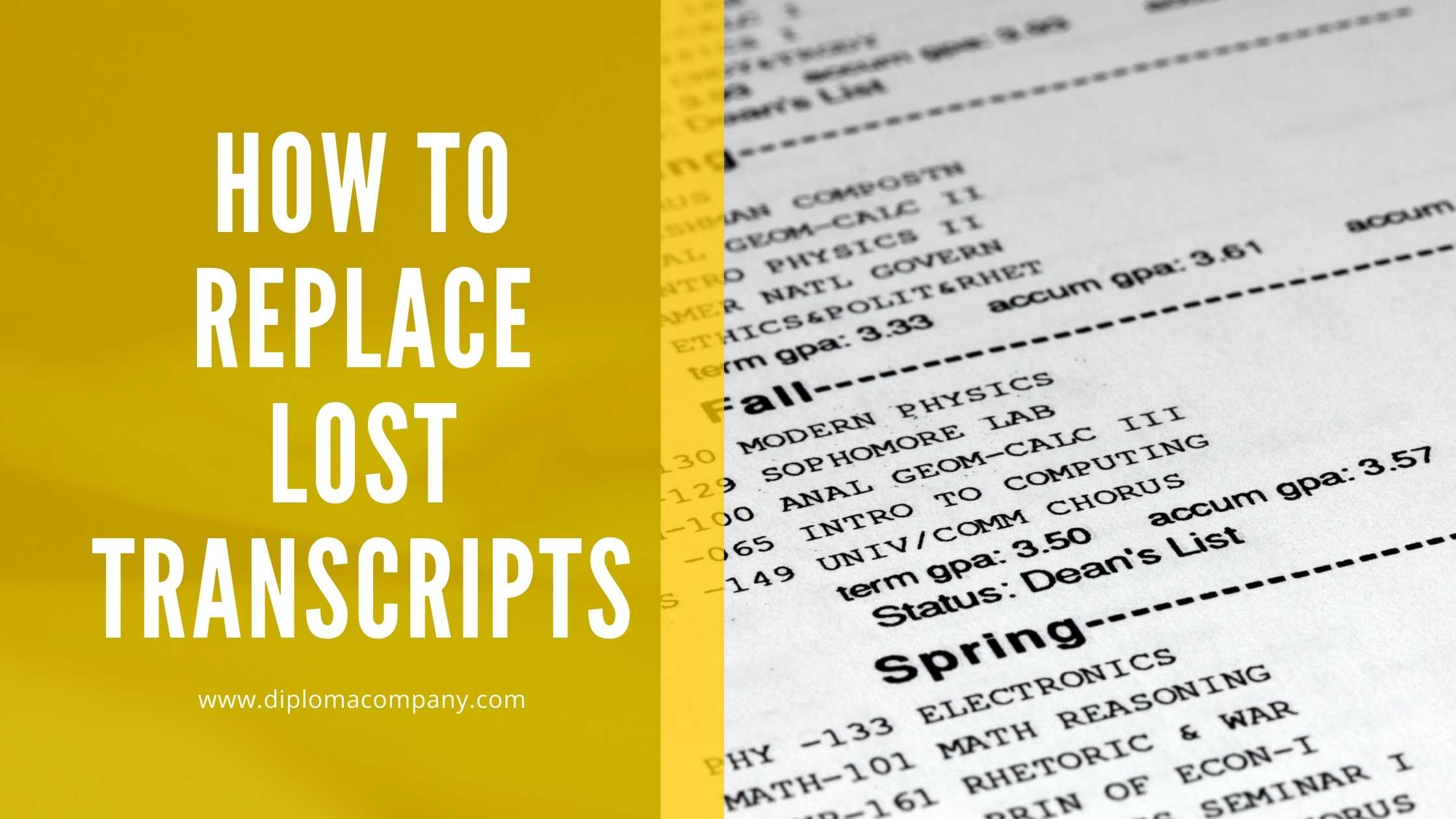 Lost Your School Transcripts? Here's How to Get a Copy