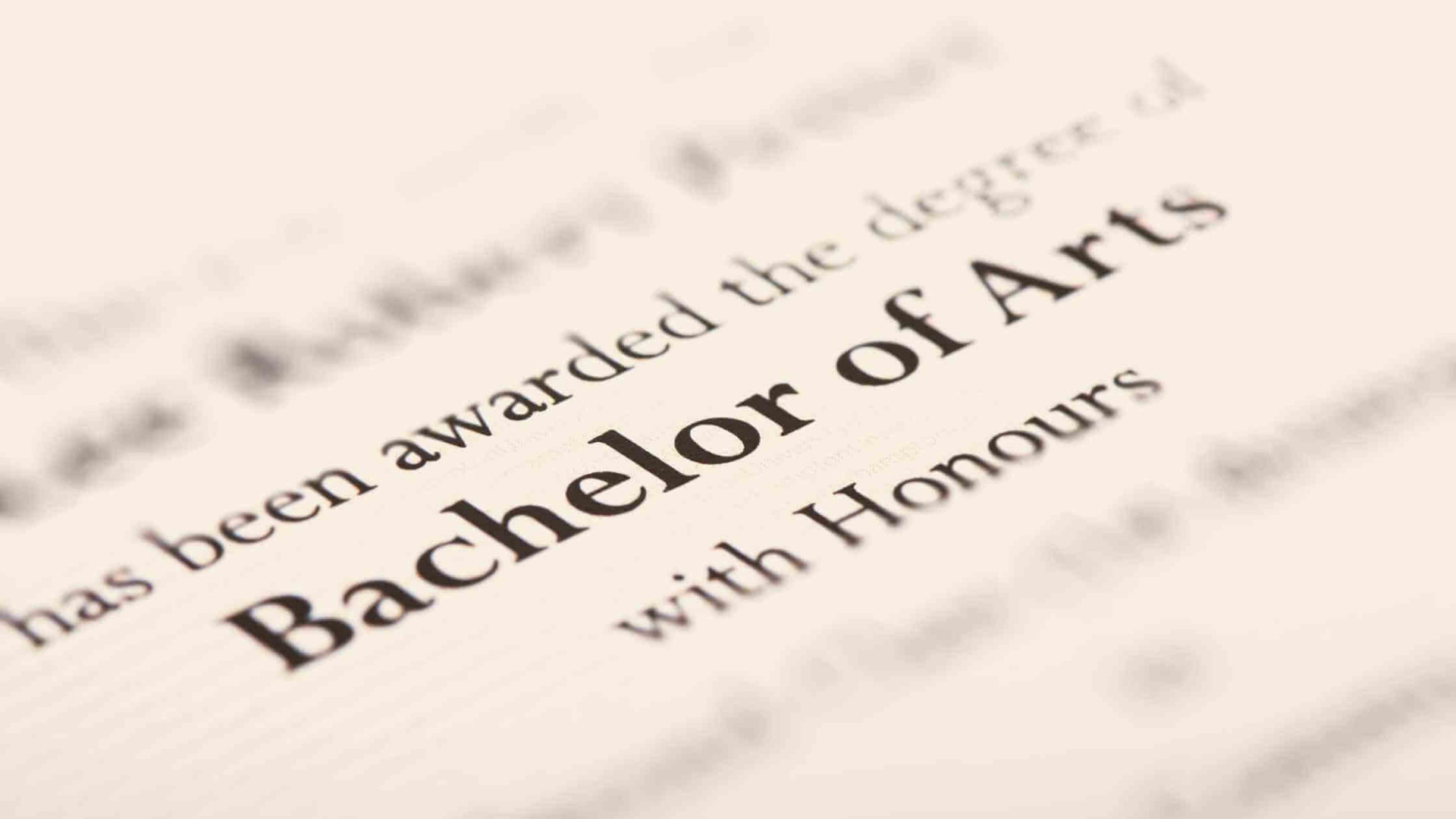 up-close look at bachelor of arts with honors diploma from university