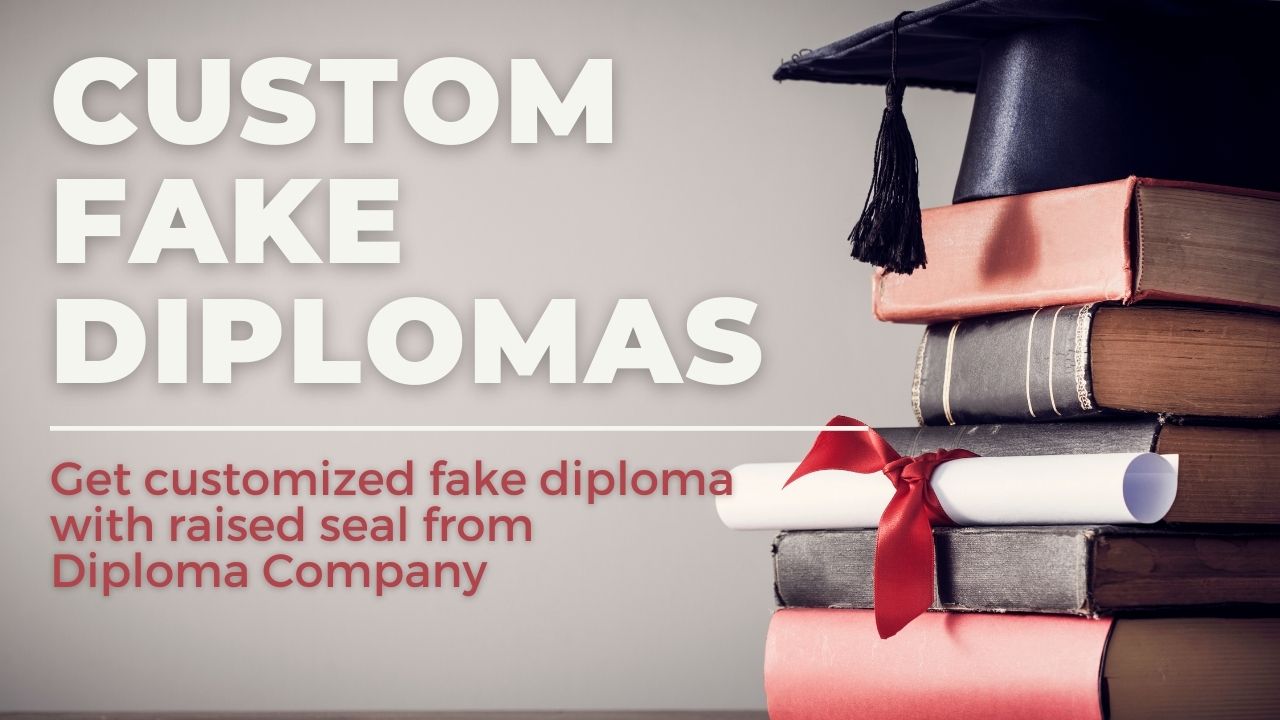 Get a Fake Diploma With Raised Seal