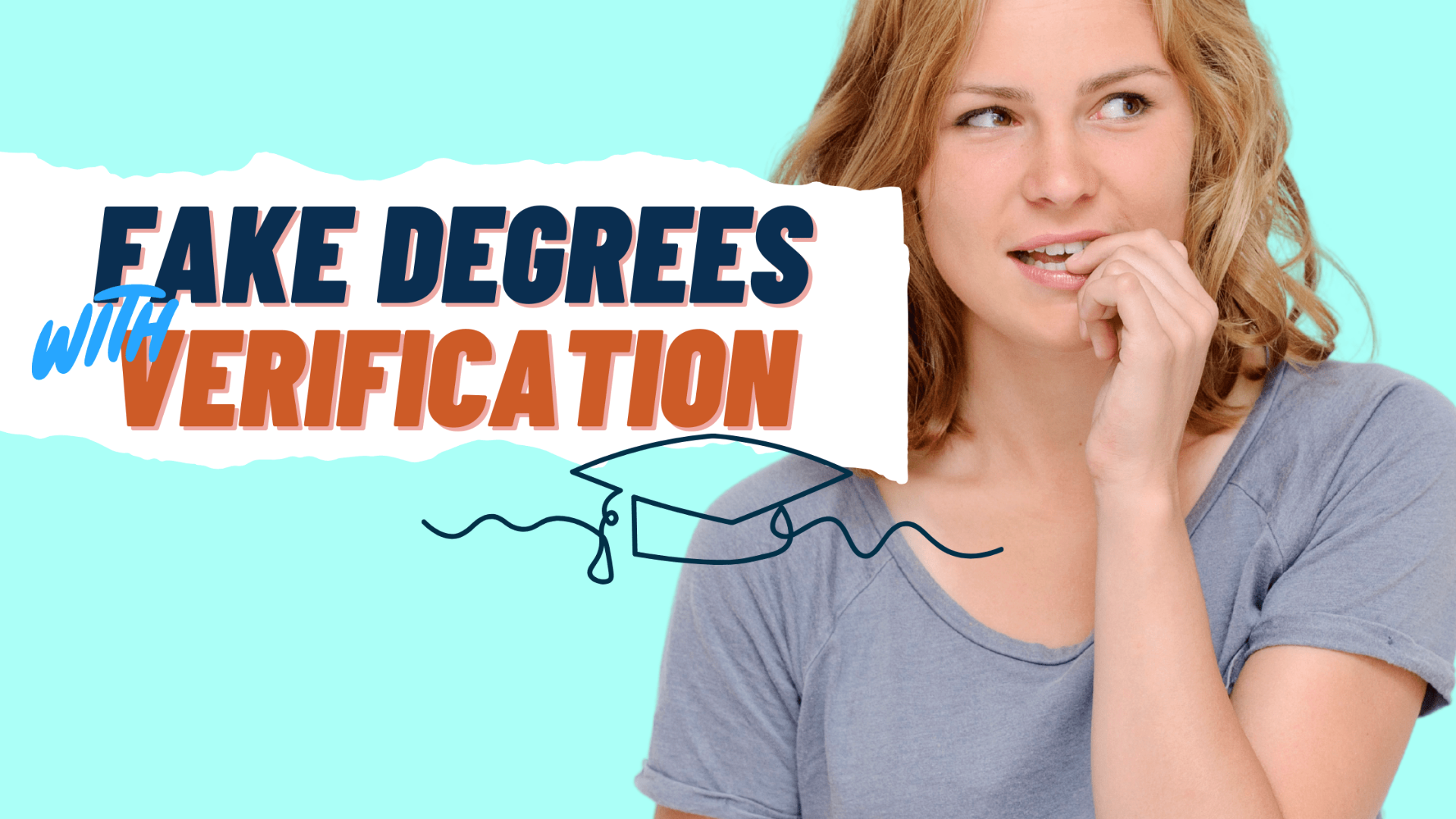 Fake degrees with verification