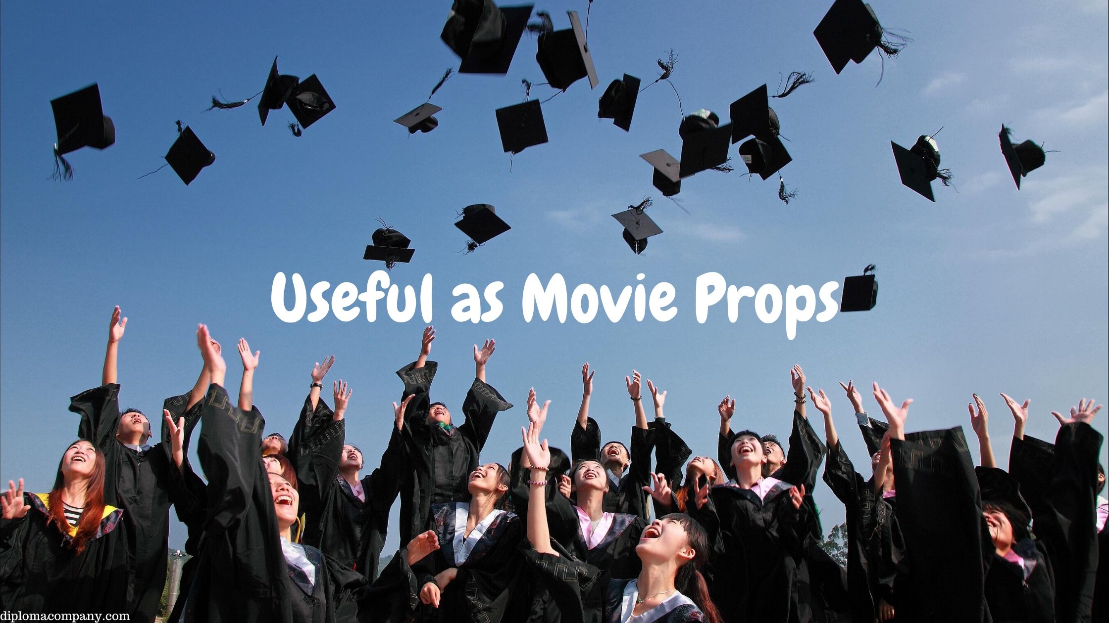 phony diploma as movie prop
