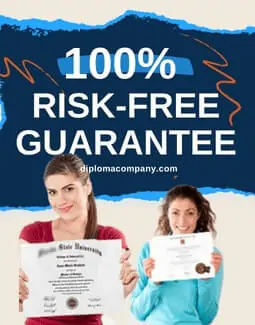 two girls holding realistic fake diplomas that they purchased with a money-back guarantee